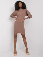 RV šaty SK 6079.65 svetlohnedé RV šaty SK 6079.65 svetlohnedé