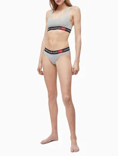 Nohavičky QF5449E-020 šedá - Calvin Klein