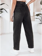 Dámske džínsy balónového strihu čierne FashionStreet UY2743