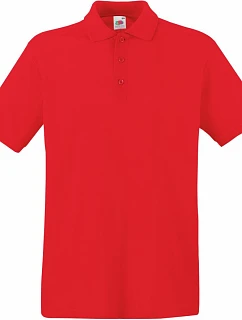 Fruit of the Loom Premium Polo Piqué – polokošeľa 16.3218 červená