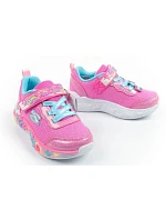 Skechers S Lights LED Detské športové topánky na suchý zips pre dievčatá
