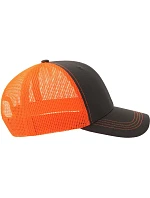 Atlantis Headwear Sonic-S 6-panelová truckerová čiapka 33.0259 tmavošedá/oranžová fluo Atlantis Headwear Sonic-S 6-panelová truckerová čiapka 33.0259 tmavošedá/oranžová fluo