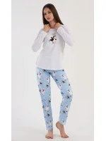 Dámske pyžamo dlhé Tučniak na ľade Dámske pyžamo dlhé Tučniak na ľade