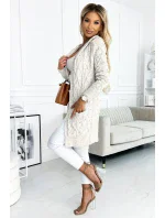 Sveter na zapínanie model 184522 Numoco