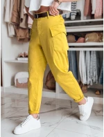 Dámske cargo nohavice GOTRENDI horčicové FashionStreet UY2527
