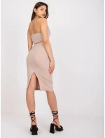 Šaty RV SK 7687.30 béžová Šaty RV SK 7687.30 béžová