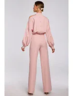M528 Kombinéza s rukávmi Bishop - púdrová