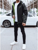 Pánska softshellová mikina s kapucňou čierna FashionStreet TX4469