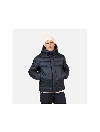 Pánska bunda ROSSIGNOL Aretu Down Hoodie Jkt, čierna
