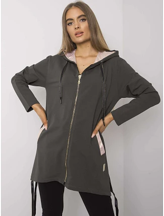 Mikina RV BL 4899.23P, tmavá khaki Mikina RV BL 4899.23P, tmavá khaki