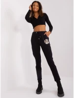 Tepláky RV DR 9260.61 čierna farba Tepláky RV DR 9260.61 čierna farba