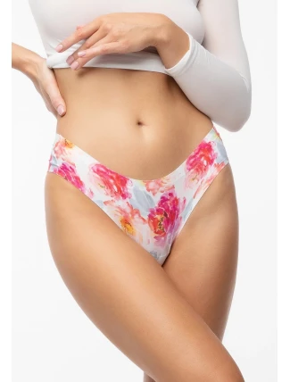 Nohavičky Peony Simple Brasil bielo-červené - Julimex Nohavičky Peony Simple Brasil bielo-červené - Julimex