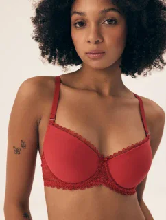 PODPRSENKA JULIETTA 43286 SS25 ČERVENÁ