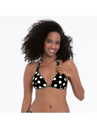 Vrchný diel plaviek Style Mina Top 8790-1 Black and White - RosaFaia