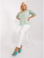 Blúzka LK BZ 506730.64P mincovňa