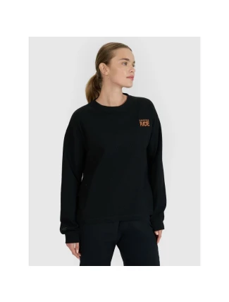 Dámske tričko s nadrozmernou potlačou a dlhým rukávom 4F 4FWSS25TLONF393-20S