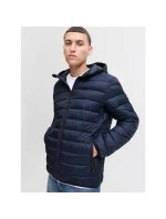 Jack&Jones pánska páperová bunda JJEBRADLEY LIGHT PUFFER HOOD NOOS 12280970 SKY CAPTAIN
