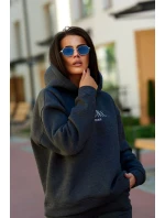 Izolovaná bavlnená súprava, mikina s vyšívacími + nohavicami Grafit Izolovaná bavlnená súprava, mikina s vyšívacími + nohavicami Grafit