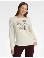 Dámske pyžamo Gracy 40930-08X Béžová a bordová - Henderson Ladies Dámske pyžamo Gracy 40930-08X Béžová a bordová - Henderson Ladies