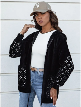 Dámska prechodná bunda z alpaky WINONA black FashionStreet NY0667