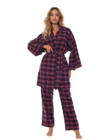 L&L 2475 Roxy dlhé/r S-XL dámske pyžamo so zipsom
