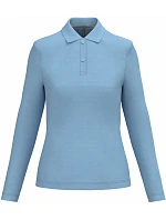 Kariban K 244 Dámske polo tričko s dlhým rukávom z piké 20.K244 sky blue Kariban K 244 Dámske polo tričko s dlhým rukávom z piké 20.K244 sky blue