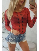 Blúzkové body v bronzovo červenej farbe Blúzkové body v bronzovo červenej farbe