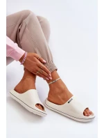 Lekkie Klapki Damskie Big Star NN274A043 Białe