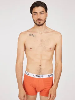 Pánske trenírky U1BG05K6YW1 P50F oranžová/modrá/ farebná - GUESS