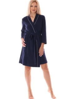 dámsky krátky župan Bari kimono Midnight blue
