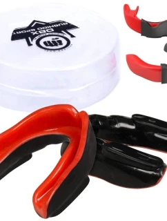 Gélový chránič zubov + krabička - čierna a červená | GelTech