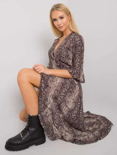 Šaty TW SK BI 24502 1.64P čierna a béžová