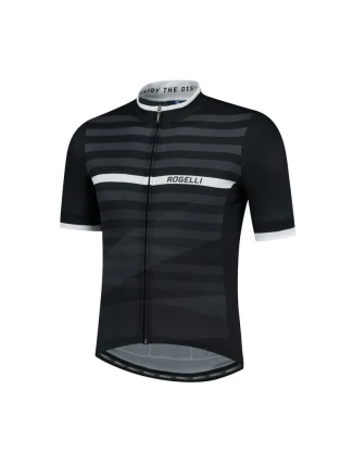 Rogelli STRIPE dres 2XL čierno-biely