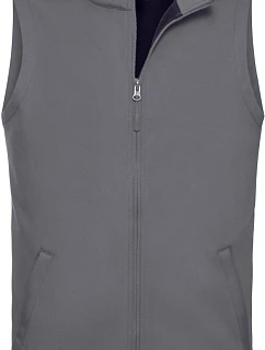 Russell Athletic 041M Pánska 2-vrstvová smart softshellová vesta 10.041M convoy grey