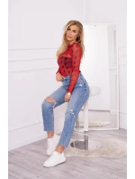 Blúzkové body v bronzovo červenej farbe Blúzkové body v bronzovo červenej farbe