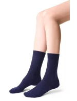 Dámske rebrované ponožky Steven art.130 Merino