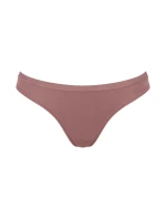 Dámske bavlnené nohavičky GO Daily Mini 3P - BROWN - hnedá 1141 - SLOGGI