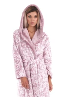 Dámsky župan Flora s kapucňou 3956 4303 mauve mist - Vestis