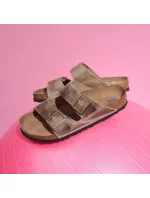 Birkenstock Arizona Soft Footbed Oiled Leather Tabacco Brown Úzke žabky pre mužov/ženy (0552813)