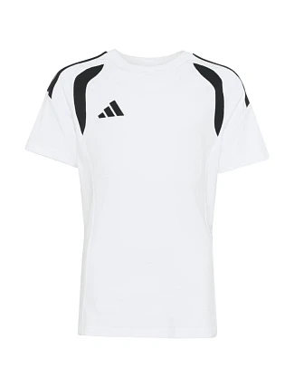 Detské tričko Tiro 26 League Tee white and black KC3699 Detské tričko Tiro 26 League Tee white and black KC3699