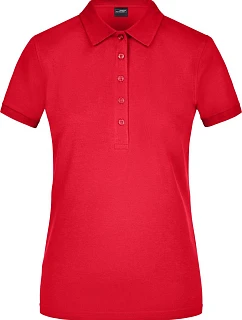 Daiber JN 709 Dámske elastické polo tričko z piké 02.0709 červené