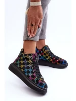 Buty Sportowe Na Platformie Dżety GOE MM2N4009 Czarne