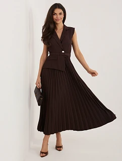 Šaty IT SK 21558.03 tmavohnedé