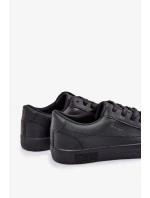 Pánske nízke tenisky z ECO kože Big Star - čierne