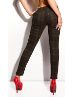 Sexy KouCla pants with square-print