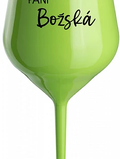 LADY OF GOD - zelený nerozbitný pohár na víno 470 ml