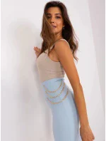 Dámska sukňa s reťazami RV SD 9028.06 Svetlo modrá - FPrise Dámska sukňa s reťazami RV SD 9028.06 Svetlo modrá - FPrise