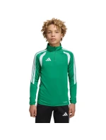 Detská mikina adidas Tiro 26 League Training Top zeleno-biela JY7160