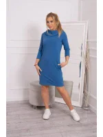 Džínsové šaty s kapucňou a vreckami Džínsové šaty s kapucňou a vreckami