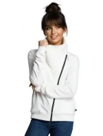B071 Mikina s kapucňou na zips - ecru